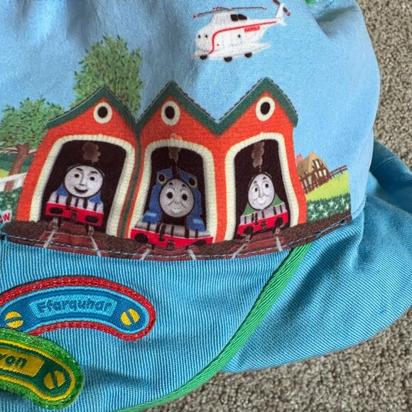 Y2K 2000s Thomas & Friends Blue and Green Kids Hat Toddler - Picture 6 of 14